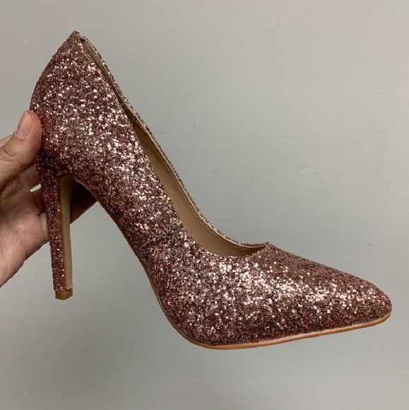 🔥Last One🔥 Champagne Glitter Pump - Picture 2 of 5